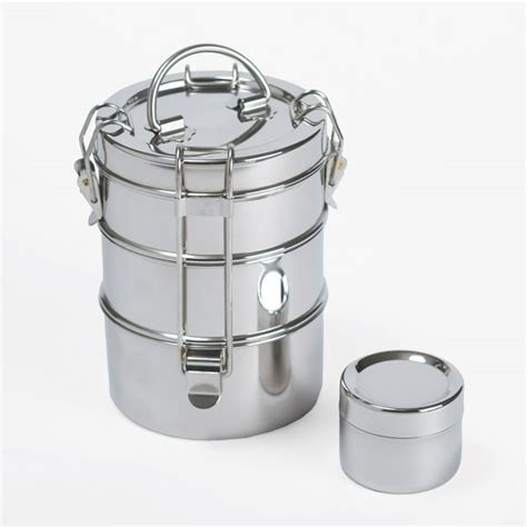 to-go ware 3 tier stainless steel lunch box|To.